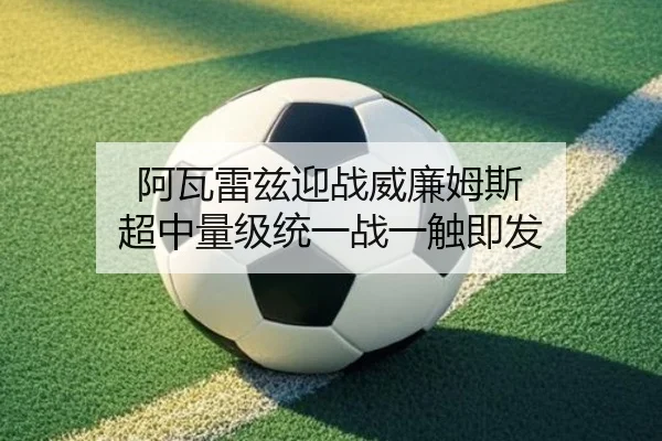 阿瓦雷兹迎战威廉姆斯 超中量级统一战一触即发